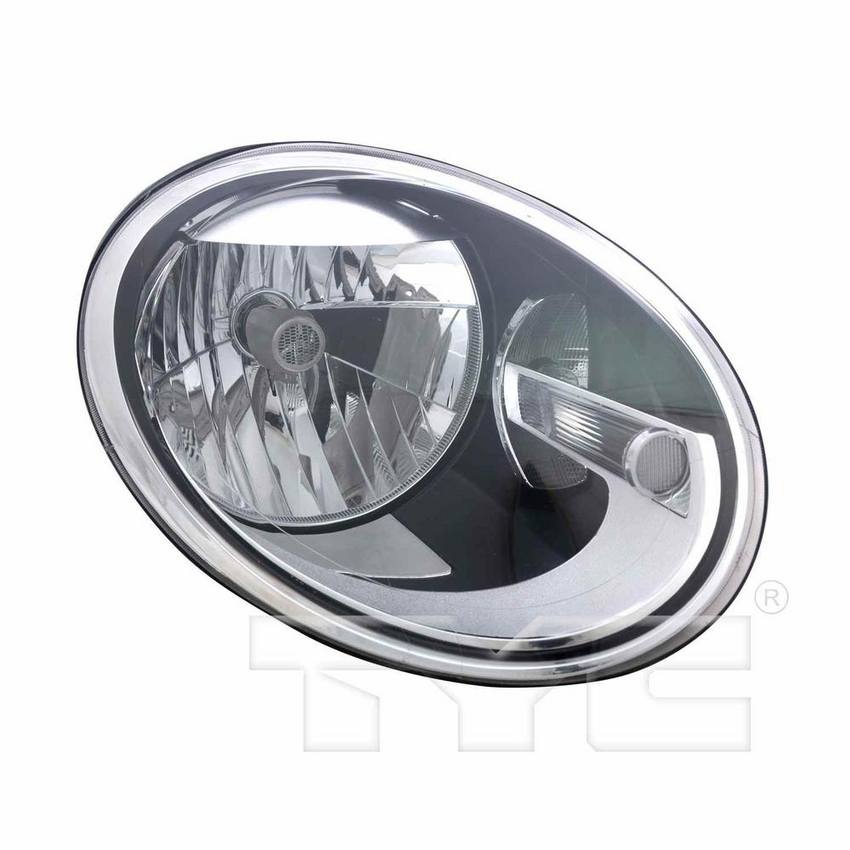 VW Headlight Assembly - Passenger Side (Halogen) (NSF) 5C1941006 - TYC 2012775001